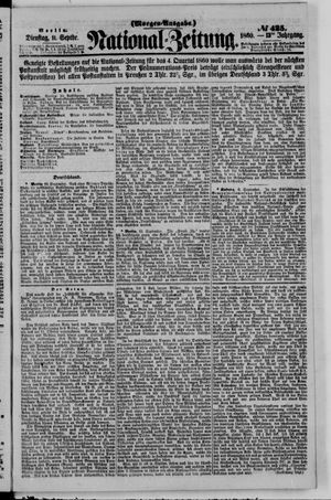 National-Zeitung vom 11.09.1860