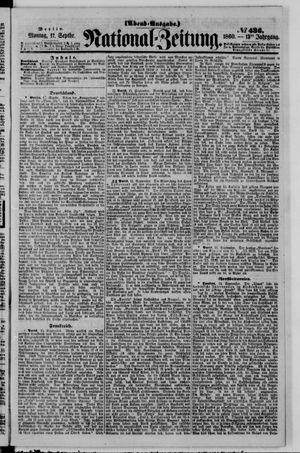 National-Zeitung vom 17.09.1860