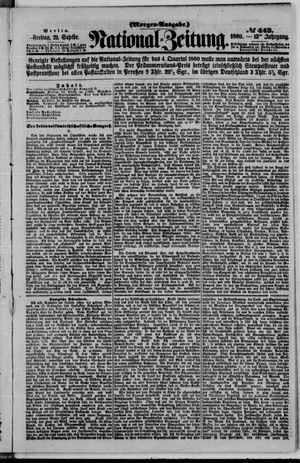 Nationalzeitung vom 21.09.1860