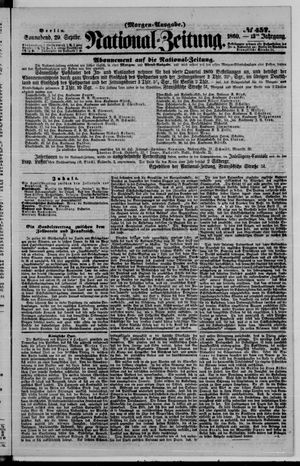 National-Zeitung vom 29.09.1860