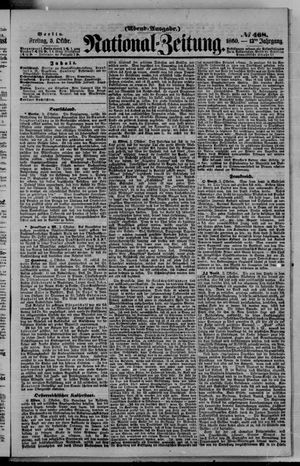 Nationalzeitung vom 05.10.1860