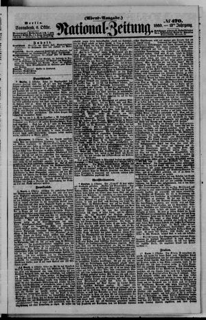 National-Zeitung vom 06.10.1860