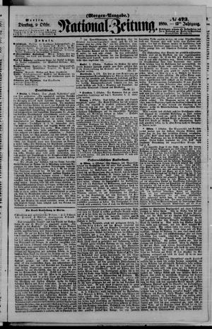 National-Zeitung vom 09.10.1860
