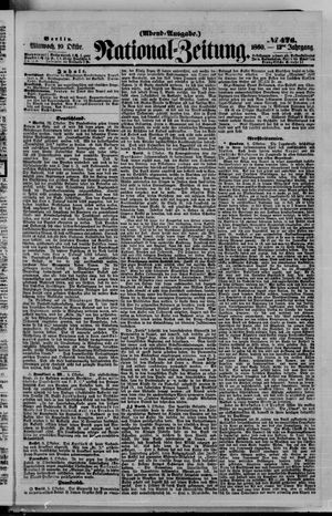 Nationalzeitung vom 10.10.1860