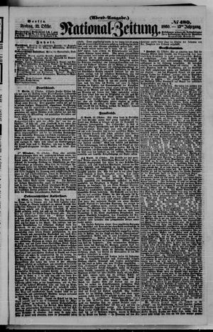 National-Zeitung vom 12.10.1860