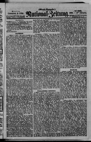 Nationalzeitung vom 13.10.1860