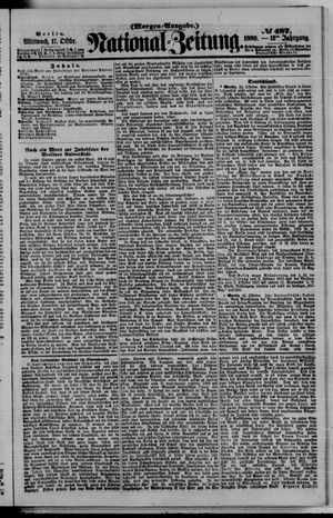 Nationalzeitung vom 17.10.1860