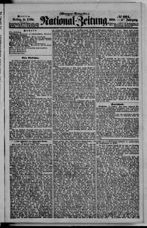 Nationalzeitung vom 19.10.1860