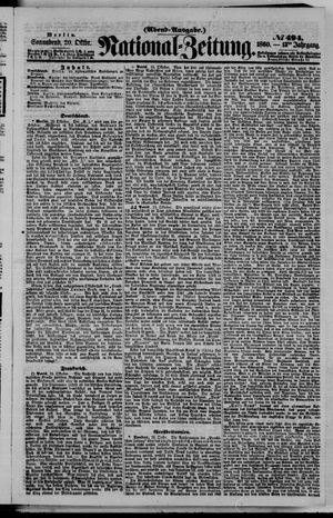 National-Zeitung vom 20.10.1860