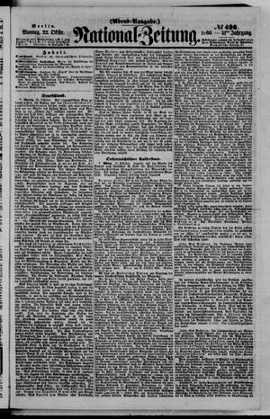 National-Zeitung vom 22.10.1860