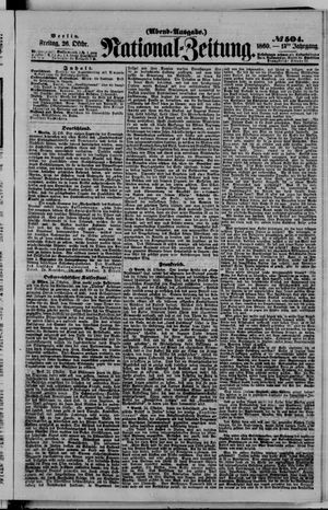 National-Zeitung vom 26.10.1860