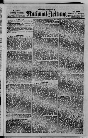 National-Zeitung vom 30.10.1860