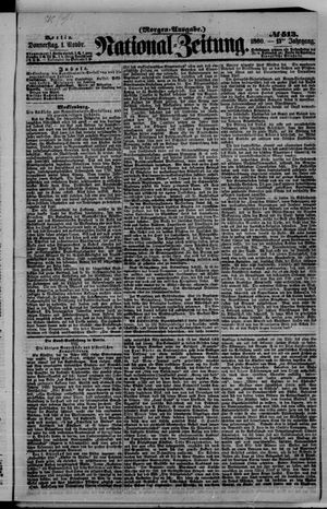 National-Zeitung vom 01.11.1860