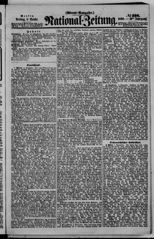Nationalzeitung vom 09.11.1860