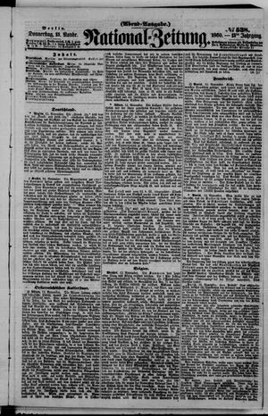 Nationalzeitung vom 15.11.1860