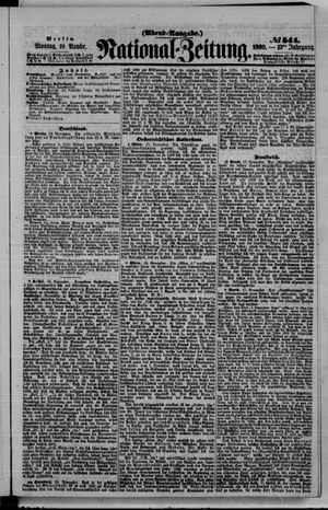 National-Zeitung vom 19.11.1860
