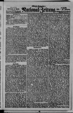 National-Zeitung vom 21.11.1860