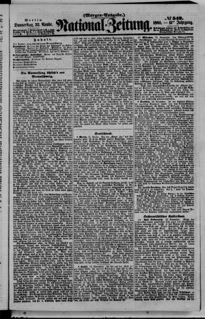 National-Zeitung vom 22.11.1860