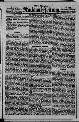 National-Zeitung vom 22.11.1860