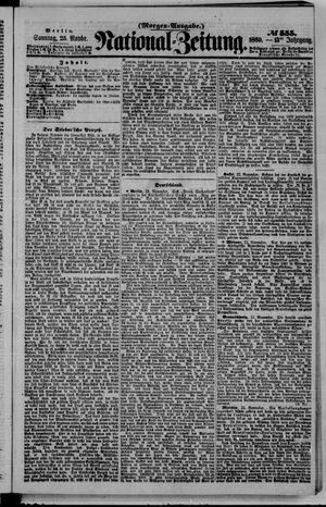 Nationalzeitung vom 25.11.1860