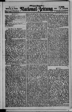 Nationalzeitung vom 28.11.1860