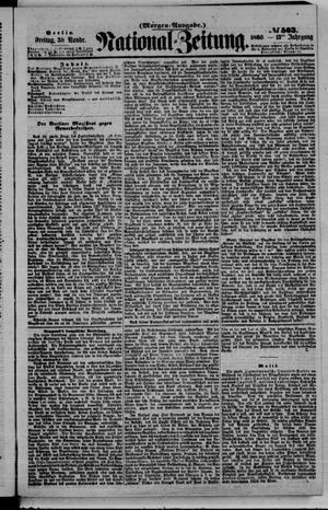 Nationalzeitung vom 30.11.1860