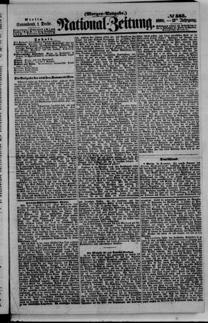 National-Zeitung vom 01.12.1860