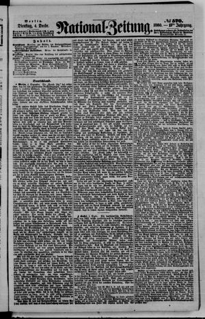 National-Zeitung vom 04.12.1860