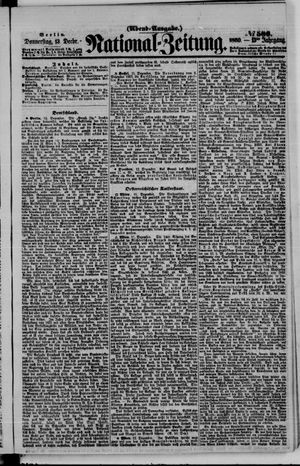 Nationalzeitung vom 13.12.1860