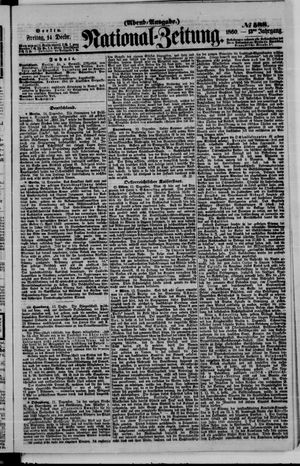 National-Zeitung vom 14.12.1860