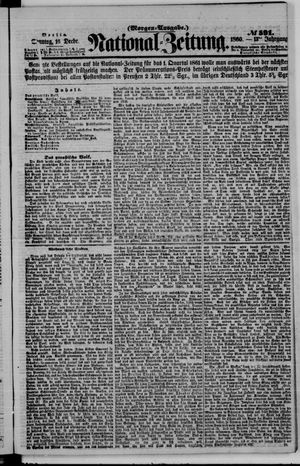 Nationalzeitung vom 16.12.1860