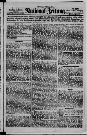 Nationalzeitung vom 18.12.1860