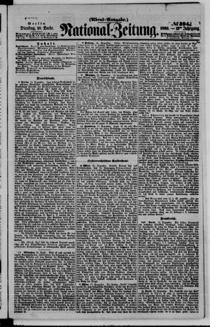 Nationalzeitung vom 18.12.1860