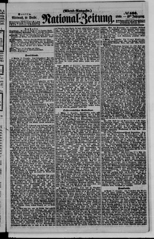 Nationalzeitung vom 19.12.1860