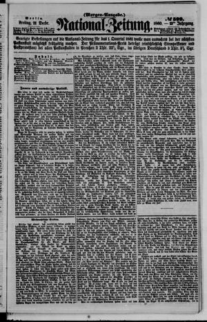 Nationalzeitung vom 21.12.1860