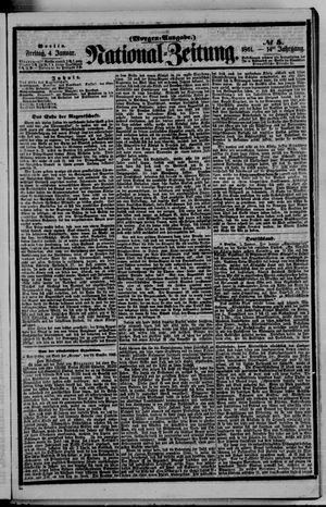 Nationalzeitung vom 04.01.1861