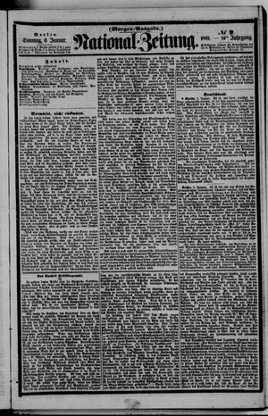 Nationalzeitung vom 06.01.1861