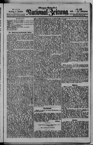 Nationalzeitung vom 11.01.1861