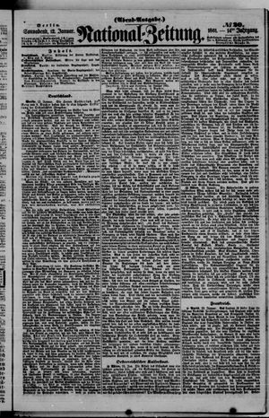 Nationalzeitung vom 12.01.1861