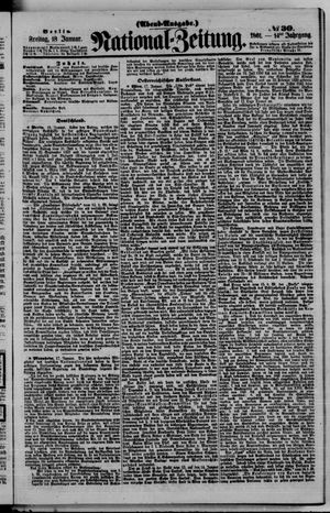 Nationalzeitung vom 18.01.1861