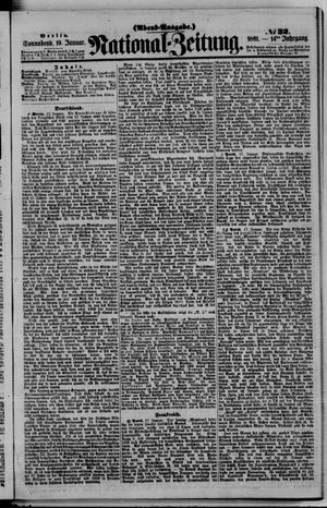 National-Zeitung vom 19.01.1861