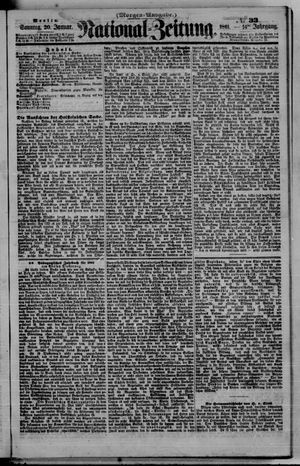 Nationalzeitung vom 20.01.1861