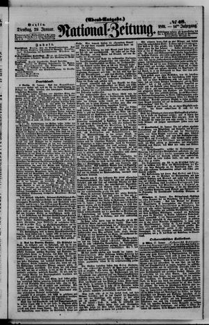 Nationalzeitung vom 29.01.1861