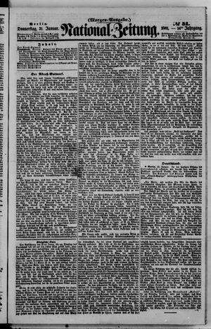 Nationalzeitung vom 31.01.1861