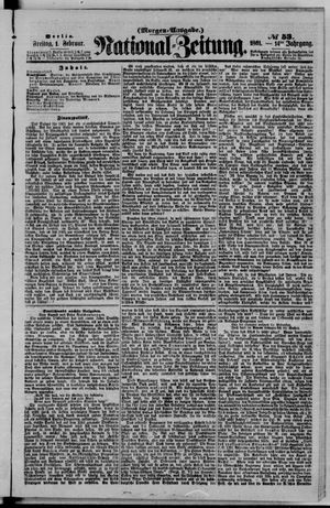 Nationalzeitung vom 01.02.1861