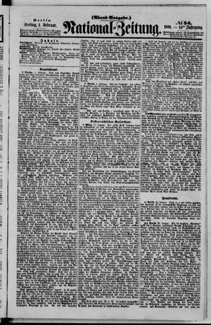 Nationalzeitung vom 01.02.1861