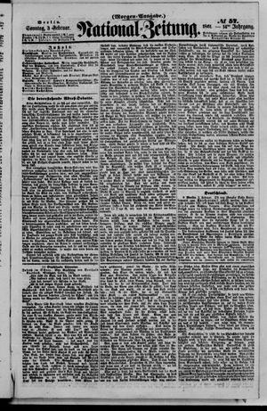 Nationalzeitung vom 03.02.1861