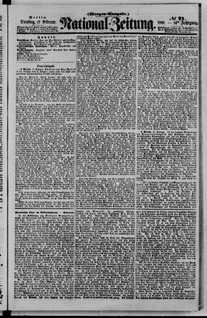 National-Zeitung on Feb 12, 1861