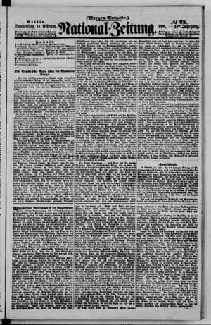 National-Zeitung vom 14.02.1861