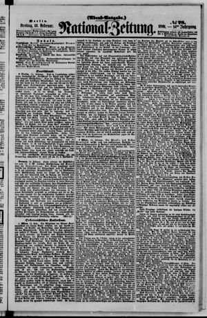Nationalzeitung vom 15.02.1861